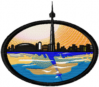Toronto free machine embroidery design