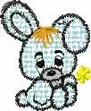 bunny free applique embroidery for download