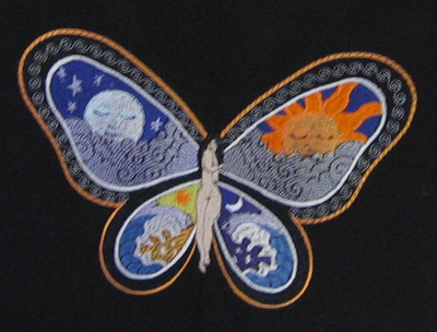 free fantastic butterfly day and night design