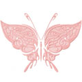 Snake Skin fantastic butterfly free machine embroidery design 