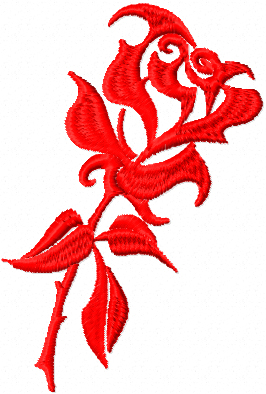 Rose Free Machine Embroidery Design