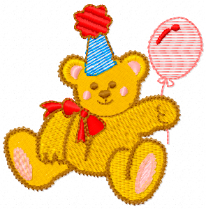 free embroidery design teddy bear instant download