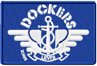 Dockers логотип Бесплатная машина вышивка