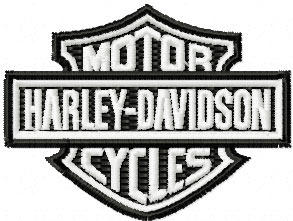 harley davidson free embroidery logotypes