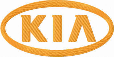 free KIA machine embroidery logo