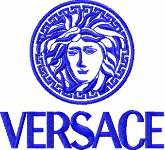 Versace logo free machine  embroidery design
