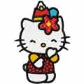 Hello Kitty Party machine embroidery design