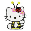 Hello Kitty Bee machine embroidery design