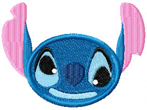 Stitch Smile crazy machine embroidery design