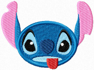 Stitch Smile shows the tongue machine embroidery design