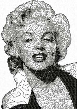 new free marilyn monroe embroidery
