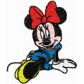 Minnie Mouse machine embroidery design