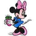 Minnie Mouse free embroidery design