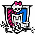 Monster High logo machine embroidery design