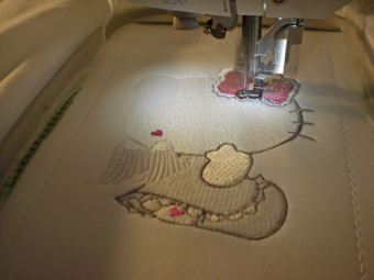 step by step hello kitty design