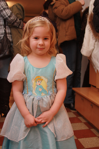 dress with disney princess embroidery design