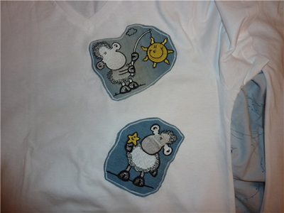 sheepworld embroidery clothes