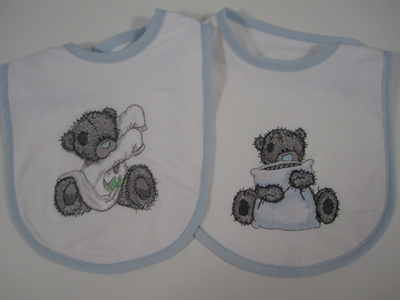 baby bibs design teddy bear