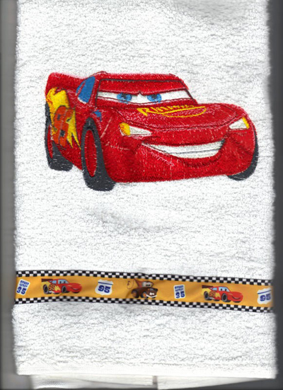 embroidered Lightning McQueen from Disney Cars