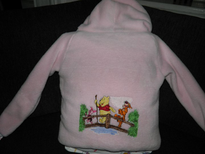 jacket with disney winnie pooh embroidery