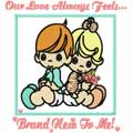 Precious Moments Our Love Always Feels machine embroidery design
