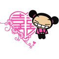 Pucca you are welcome embroidery design