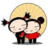 Pucca Morning Song embroidery design