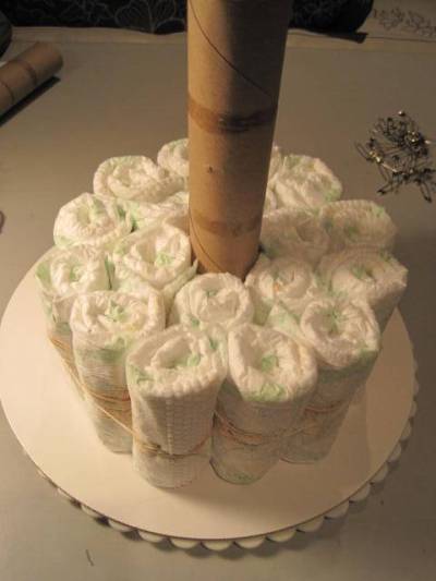 snoopy diaper cake