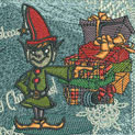 Christmas bookmark 4 machine embroidery design