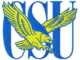 CSU State logo machine embroidery design
