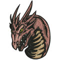 Dragon 8 machine embroidery design