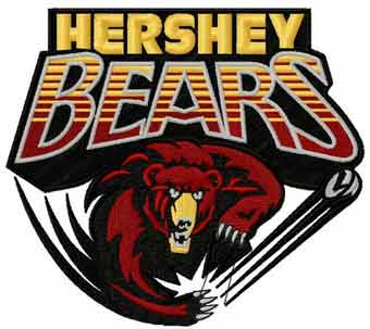 Hershey bears logo 3 embroidery design