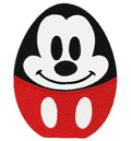 Mickey Mouse Egg machine embroidery design