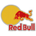 Red Bull logo 2 machine embroidery design