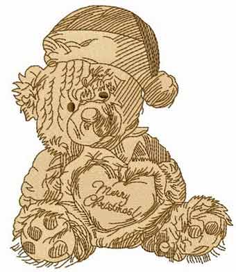 Teddy toy 10 embroidery design