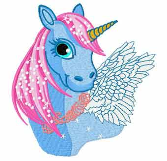 Unicorn 4 embroidery design