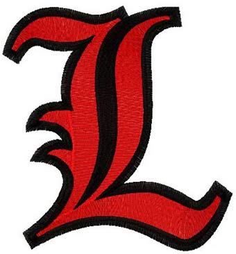 University of Louisville logo machine embroidery design