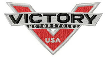 Victory motocycles 3 machine embroidery design