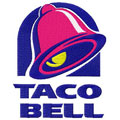 Taco Bell logo machine embroidery design