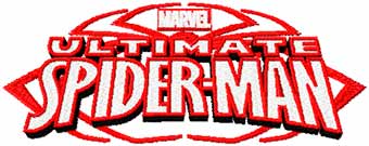 Spiderman ultimate logo machine embroidery design