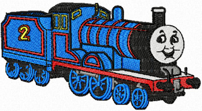 Thomas the Tank Engine 3 machine embroidery design