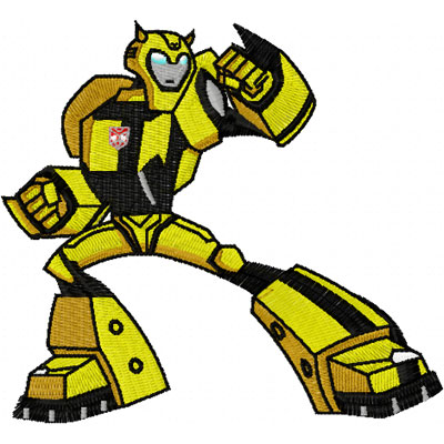 Transformers Bumblebee machine embroidery design