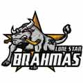 Lone Star Brahmas logo machine embroidery design