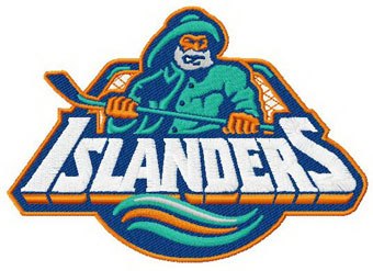 New York Islanders logo 2 machine embroidery design