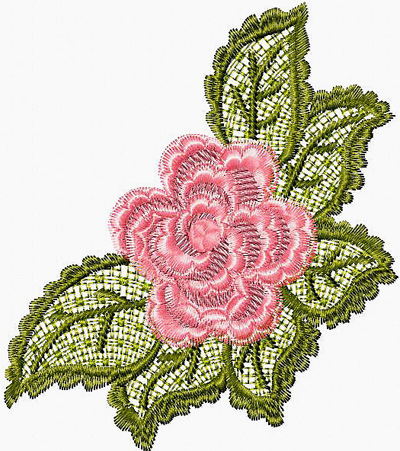 free lace flower embroidery