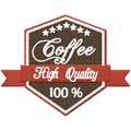 Coffee Label High Quality machine embroidery design