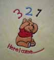 Winnie Pooh embroidery design