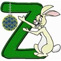 Rabbit letter X