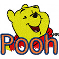 Free embroidery design Winnie Pooh Logo 2