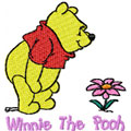 Winnie Pooh with flower 4